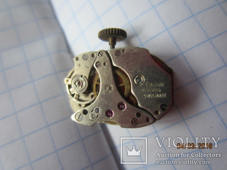 Винтажный часы Rosal 15 jewels Швейцария, фото №10