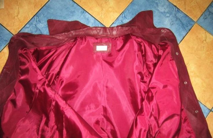Большая стильная женская кожаная куртка ELEGANCE. Лот 239, фото №6