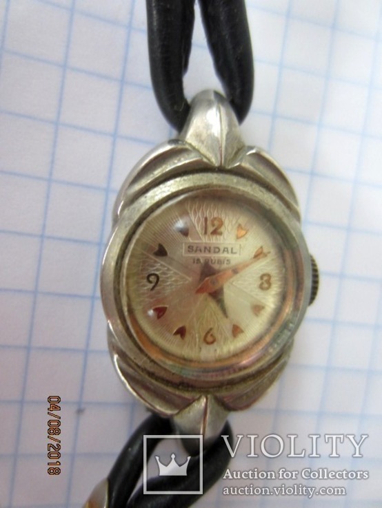   часы Sandal 15 jewels Швейцария, фото №2
