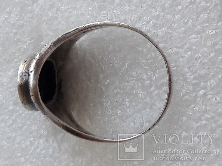 Кольцо серебро № 925, фото №8