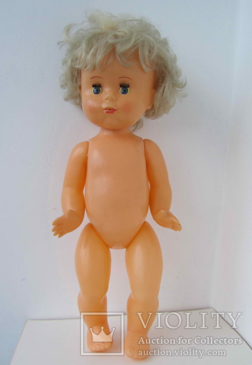 Кукла СССР руки и голова на резинках 55 см., фото №6