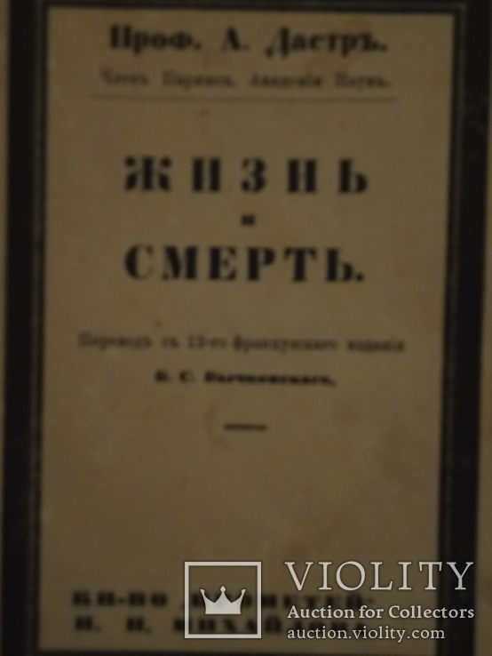 Жизнь и Смерть старинная книга, фото №2