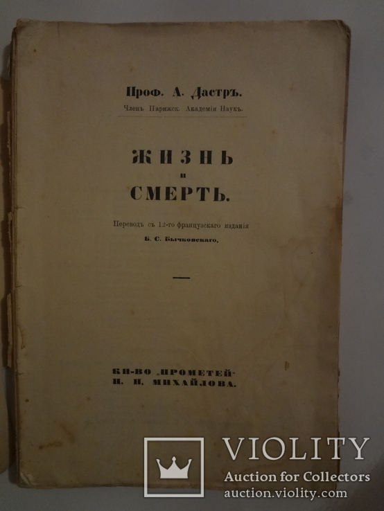 Жизнь и Смерть старинная книга, фото №5