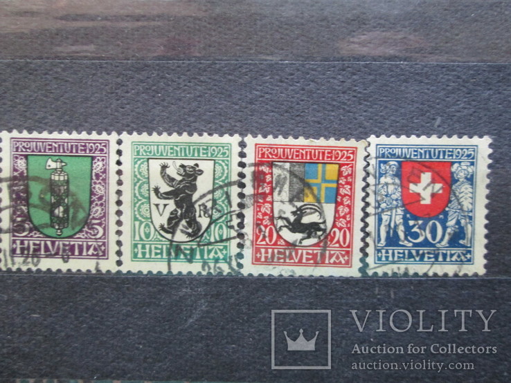 Швейцария 1925 гаш серия