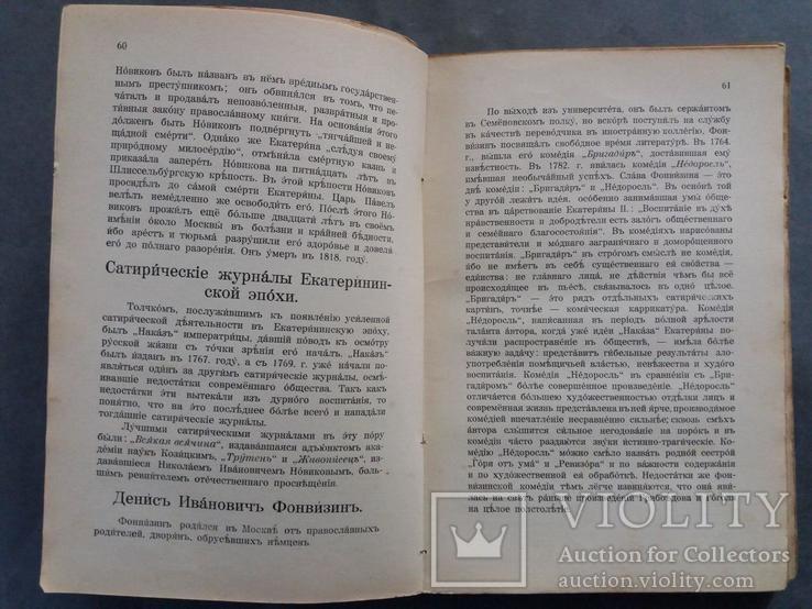 Руководство по исторіи русской литературы. 1928г., фото №9