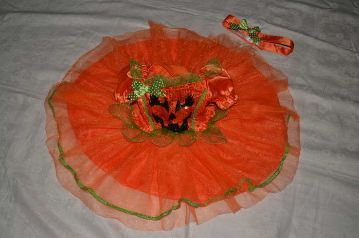 Платье George Halloween Хэллоуин тыква принцесса карнавал маскарад праздник день рождение, photo number 9