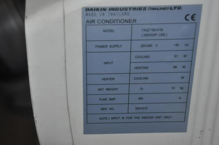 Кондиционер DAIKIN FAQ71BUV1B / RR71B7V3B, numer zdjęcia 5