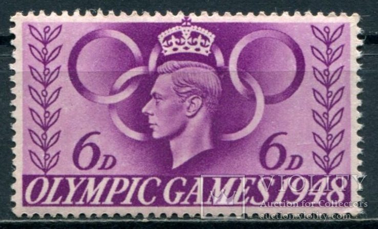 1948 Великобритания Олимпийские игры - Лондон 6р, фото №2