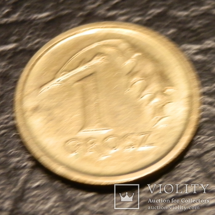 1 грош 2016 Польша, фото №2