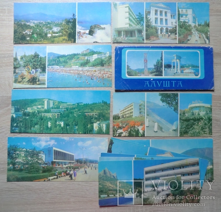 Два набора открыток "Алушта", разные., фото №4