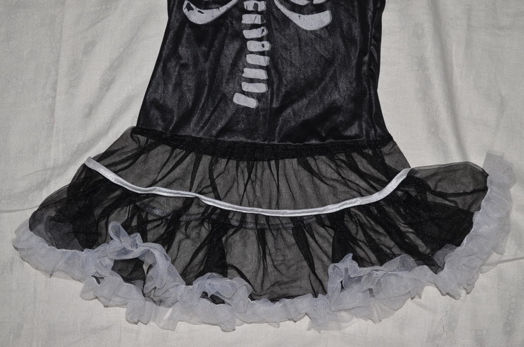 Платье Halloween Хэллоуин Скелет сердце карнавал маскарад утренник пираты карибского моря, фото №4