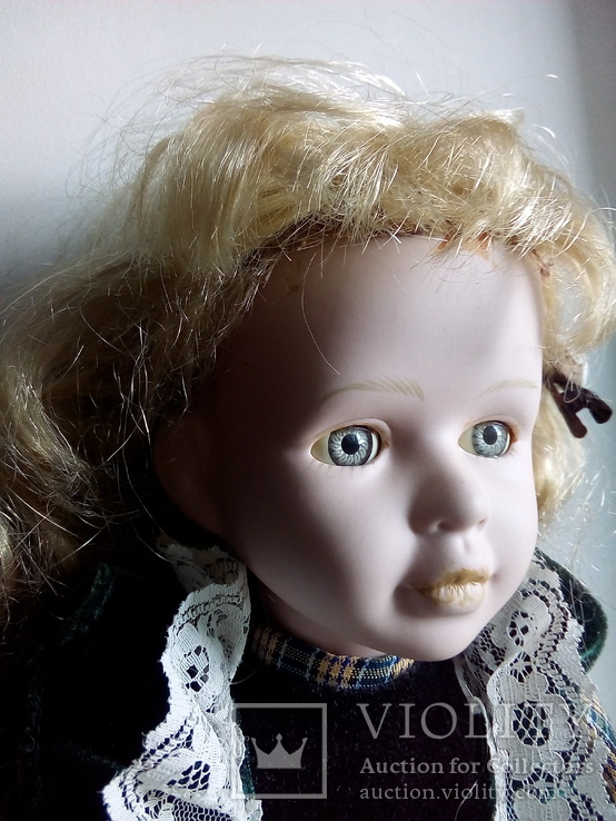 Форфоровая кукла 45см, фото №5