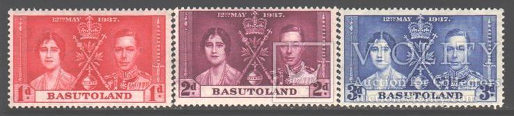 Брит. колонии. Басутоленд. 1937. Коронация *.