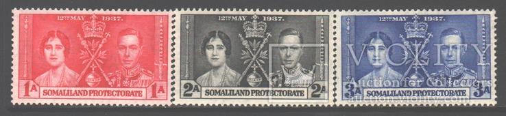 Брит. колонии. Сомалиленд. 1937. Коронация *.