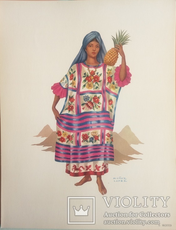 1961  Мексиканские костюмы. Альбом., фото №6
