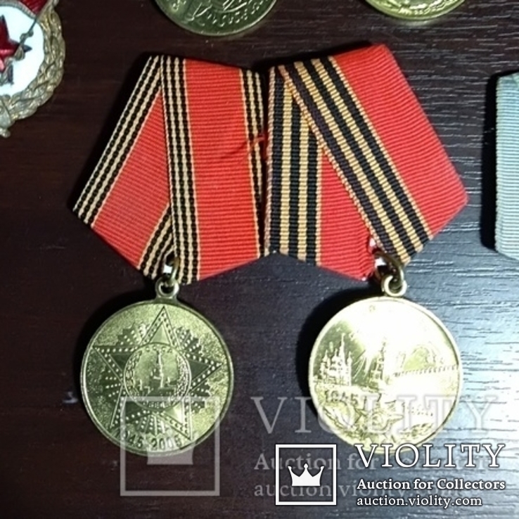 Медали 9 шт + Знак Гвардии, фото №4