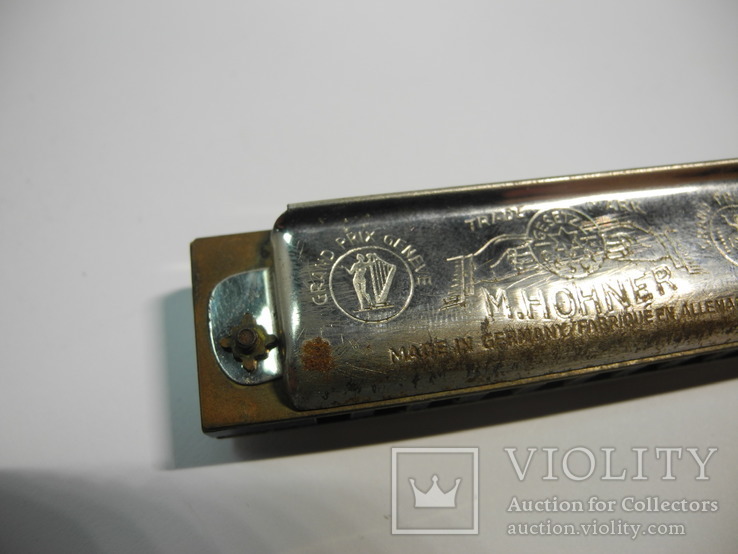 Губная гармошка PICCOLO M. HOHNER 1937 г. ( в коробке , рабочая ), фото №9