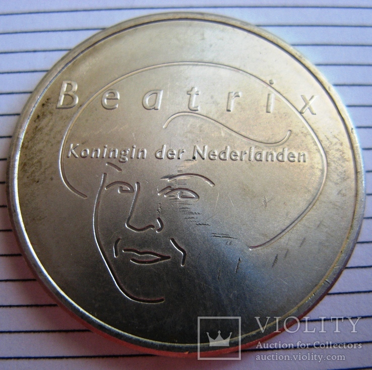 Нидерланды, 5 серебряных евро 2004 "Члены ЕС", фото №2