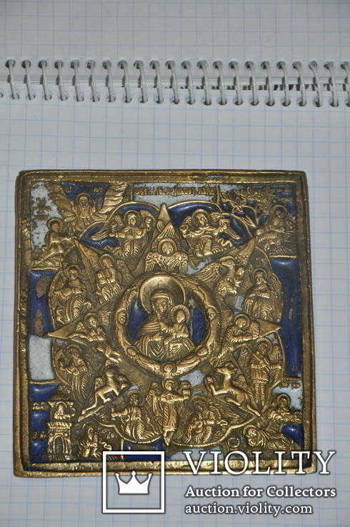 Икона Неопалимая Купина в емалях, photo number 3