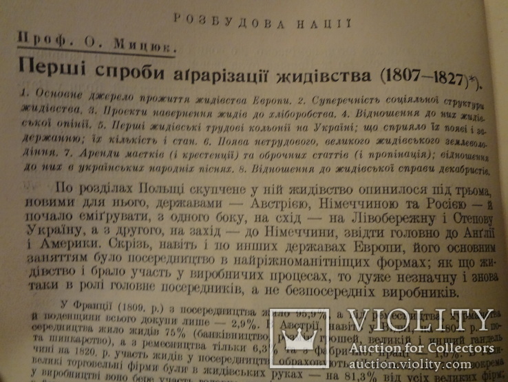 1931 Розбудова Української Нації та Еврейське Аграрне Питання, фото №5