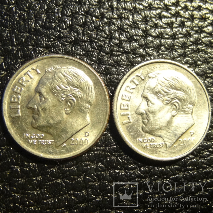 10 центів США 2000 (два різновиди), фото №2
