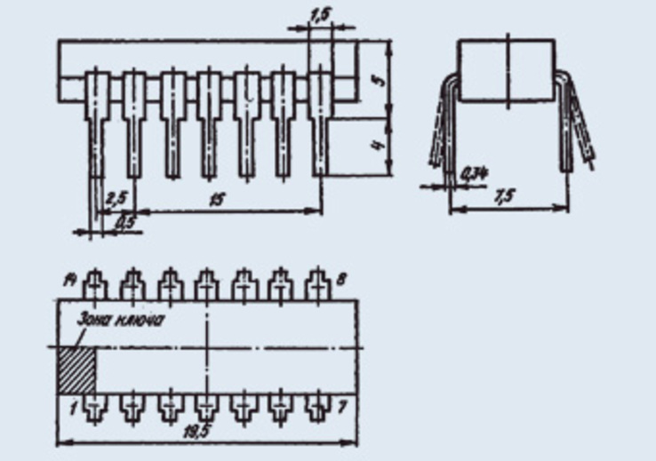 Микросхемы КР551УД1А - 5шт., фото №4