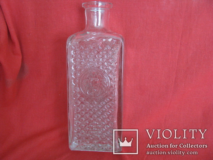 Бутылка - флакон - тяжёлое стекло ,300 мл., фото №2