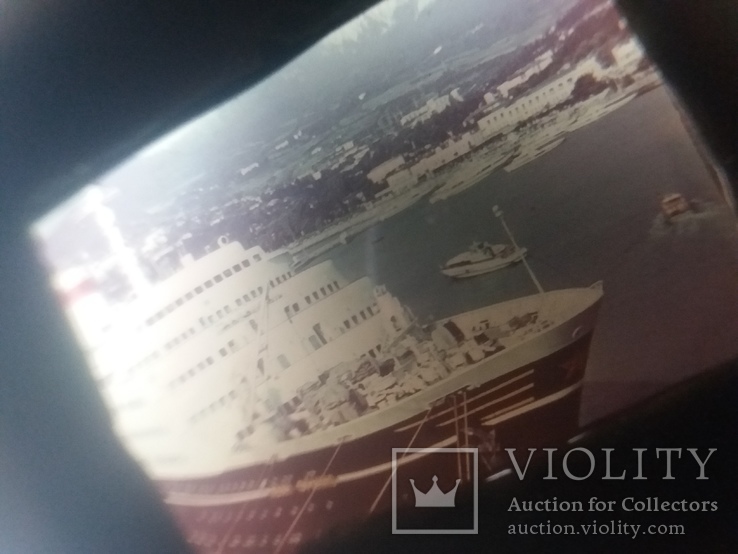 Вінтажна ракушка з фотографією в середині корабля Іван Франко, фото №7