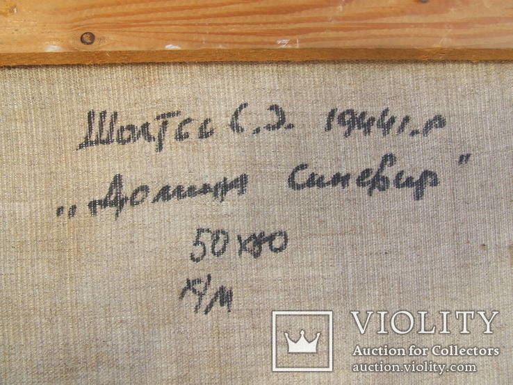 Зас.худ.укр.Шолтес С.раз.50х70см.х.м.Долина синивир 1985г. Закарпатская школа, фото №5