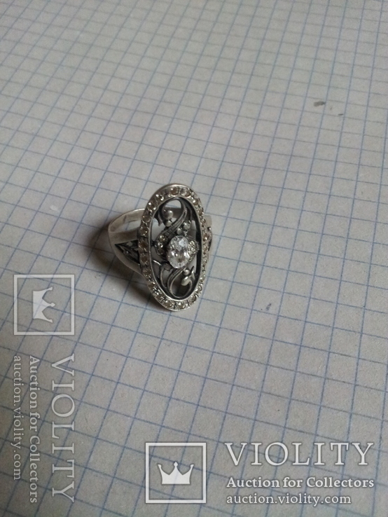 Перстень 925пр 19размер, фото №2
