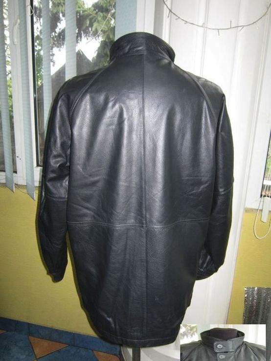 Утеплённая кожаная мужская куртка ECHT LEDER. Лот 257, фото №4