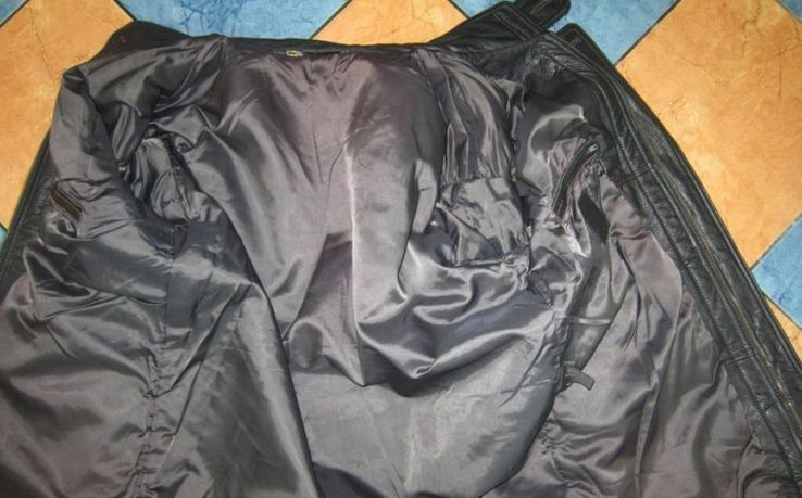 Утеплённая кожаная мужская куртка ECHT LEDER. Лот 257, фото №5