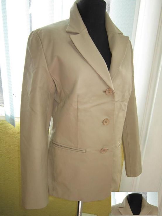 Классическая женская кожаная куртка C.A.N.D.A. Лот 258, numer zdjęcia 8
