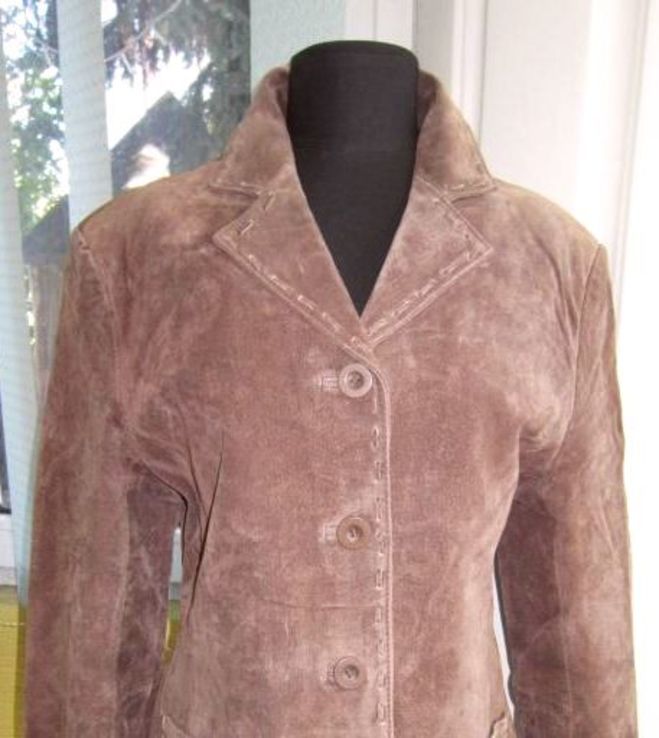 Стильная женская кожаная куртка Casual Woman TEX. Лот 260, фото №2