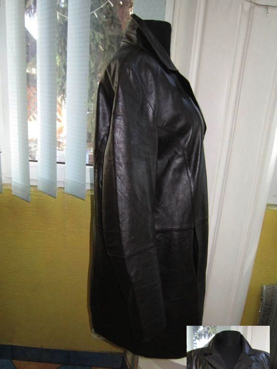 Стильная женская кожаная куртка — плащ  TCM. Германия. Лот 261, фото №7