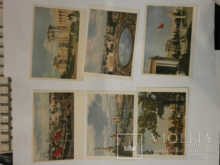 Комплект цветных открыток Москва. ВСХВ, фото №5