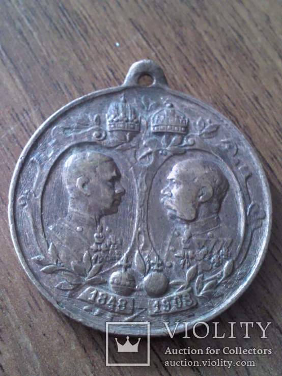 Медаль  60-летия правления Франца Иосифа 1848-1908