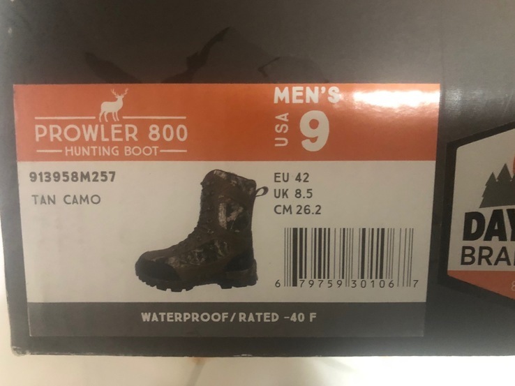 Охотничьи ботинки 42 р (27.5+ см) Northside Prowler 800 (США) лот 2, фото №6