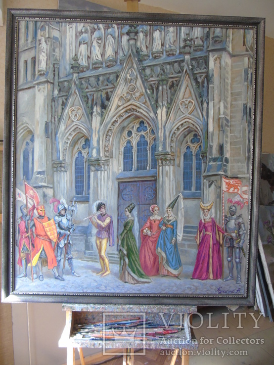Картина средневековый мотив, фото №2