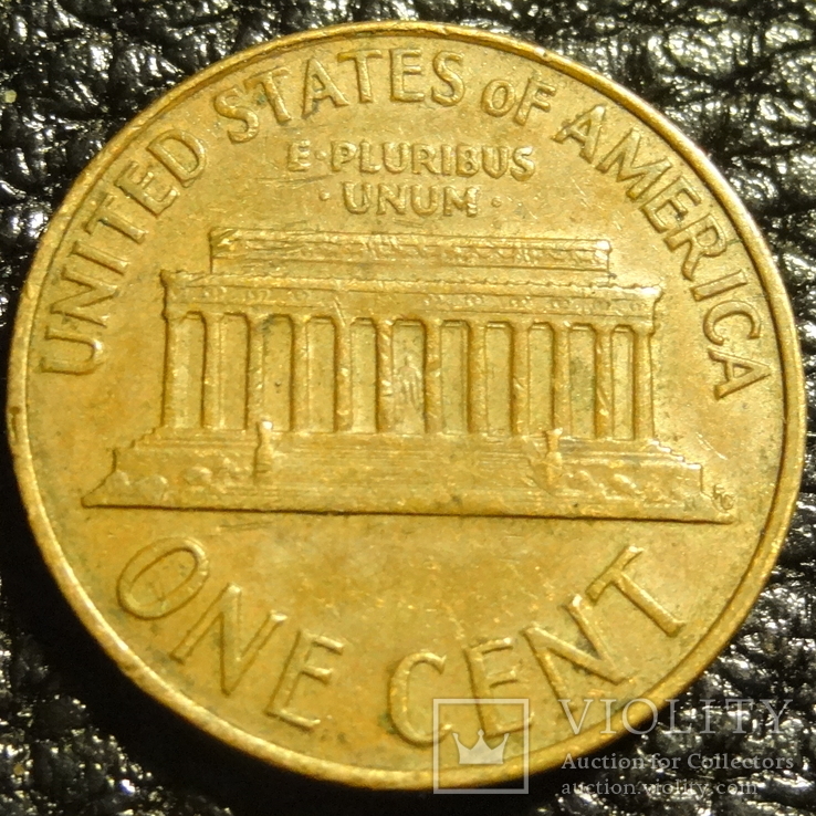 1 цент США 1968 D, фото №3