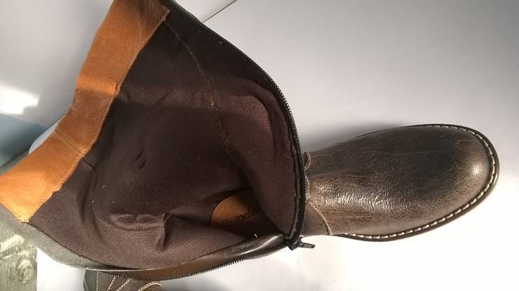 Cапоги кожаные Melania 39 размер., фото №12