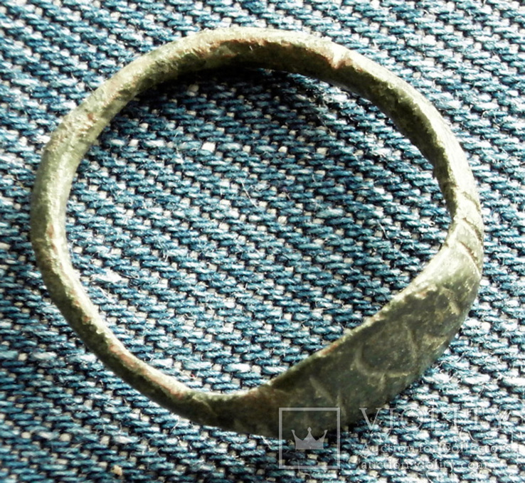 Перстень эпиграфический восточный, Патина, внутр. диам.16х18мм, Лот 3868, фото №3
