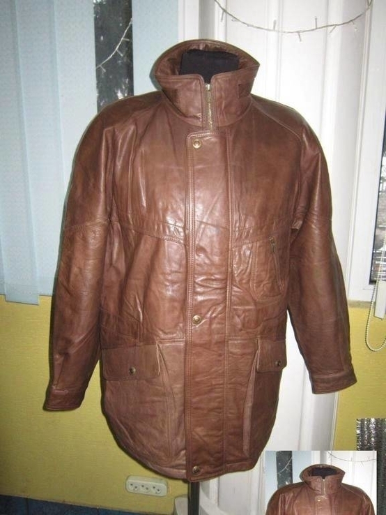 Оригинальная утеплённая мужская куртка ECHTES LEDER. 100% кожа. Лот 49, numer zdjęcia 2