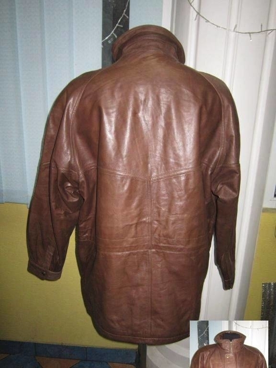 Оригинальная утеплённая мужская куртка ECHTES LEDER. 100% кожа. Лот 49, numer zdjęcia 4