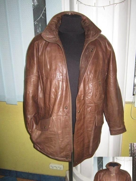 Оригинальная утеплённая мужская куртка ECHTES LEDER. 100% кожа. Лот 49, фото №9