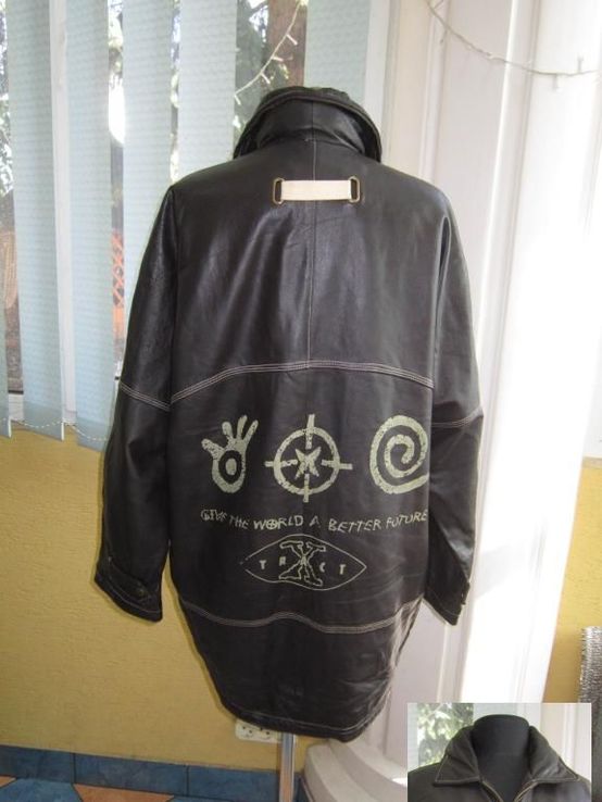 Оригинальная женская кожаная куртка YUPPIC. Лот 268, фото №4