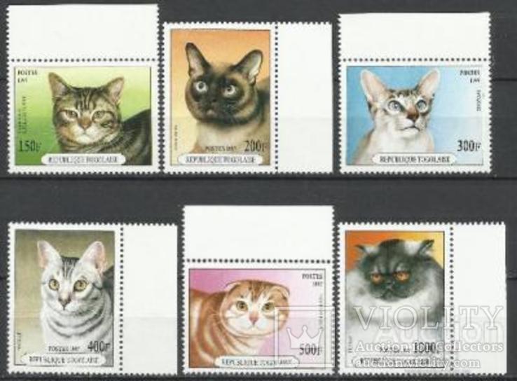 1997. Того. Коты. MNH