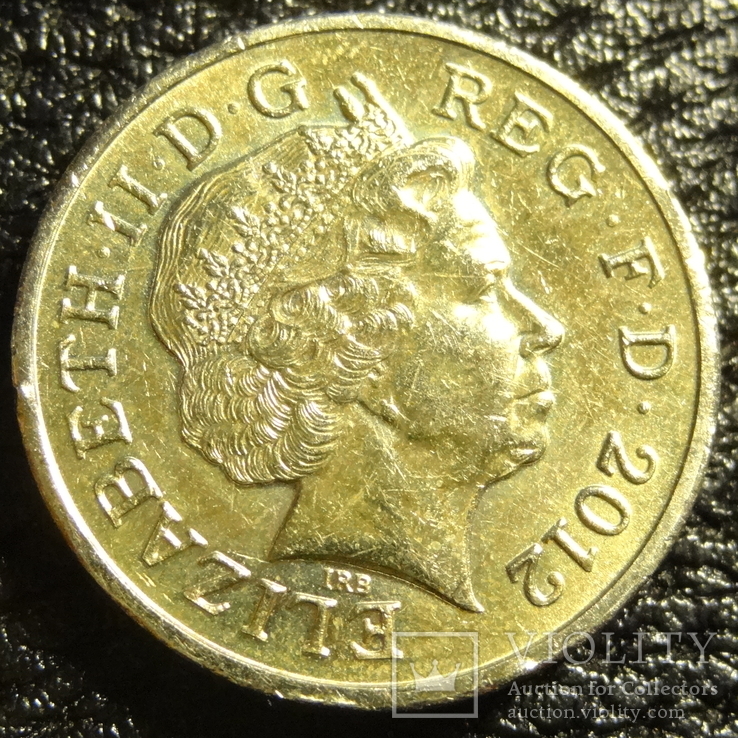 1 фунт Британія 2012 шит, фото №3