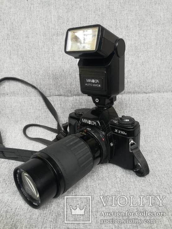 Фотоапарат minolta X-370n + объектив vivitar 70-210 mm + вспишка auto 220x, фото №4