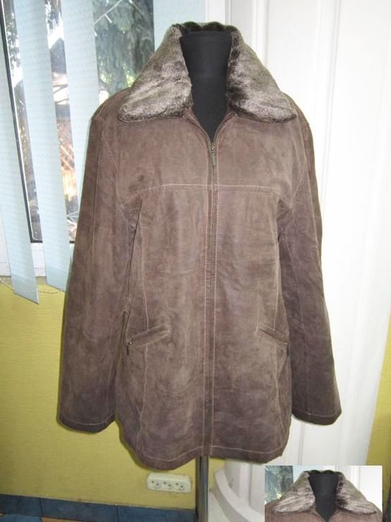 Оригинальная женская кожаная куртка GINA MARIOLANO. Италия. Лот 271, фото №3